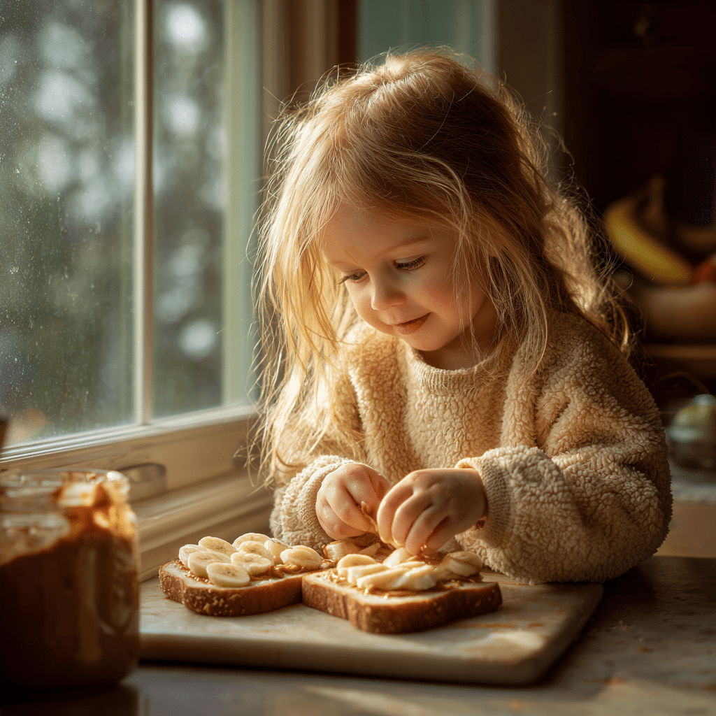 Sourdough Breakfast Toast 11 Kid-friendly sourdough breakfast toast with banana
