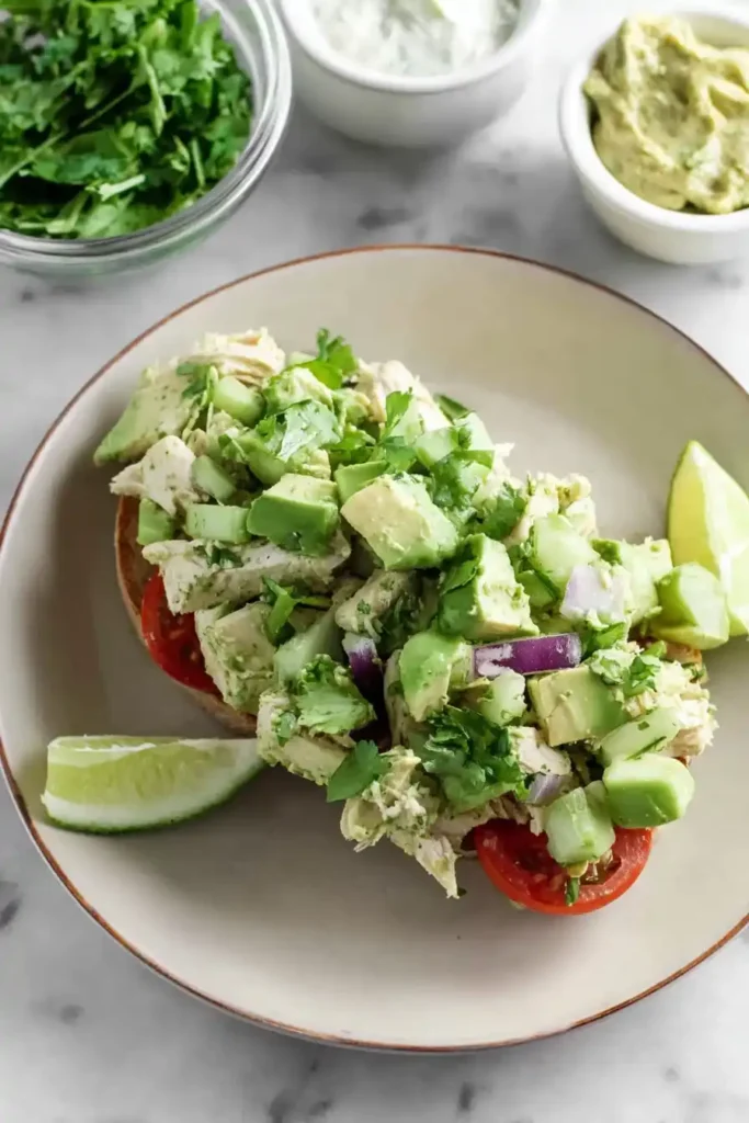High Protein Chicken Avocado Salad – The Ultimate Power Meal Guide 9 chicken avocado salad lettuce wraps