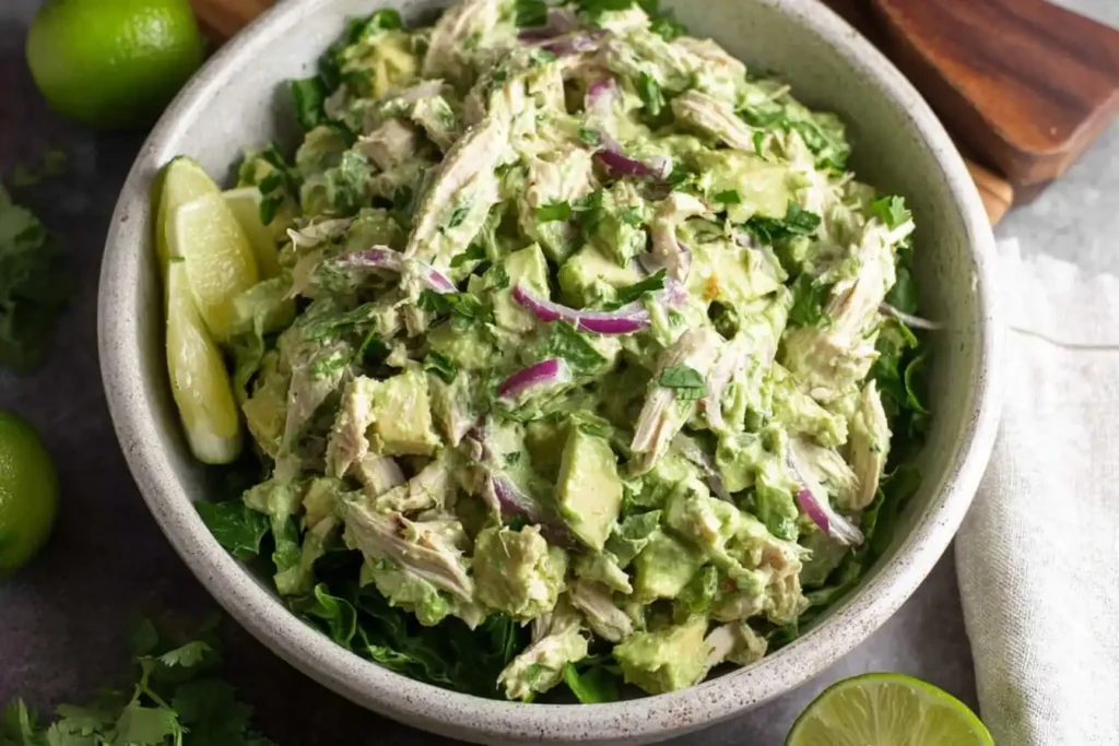 High Protein Chicken Avocado Salad – The Ultimate Power Meal Guide 7 high protein chicken avocado salad in bowl