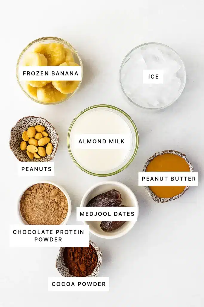 Snickers Protein Smoothie: The Ultimate Guilt-Free Indulgence 10 Snickers Protein Smoothie ingredients