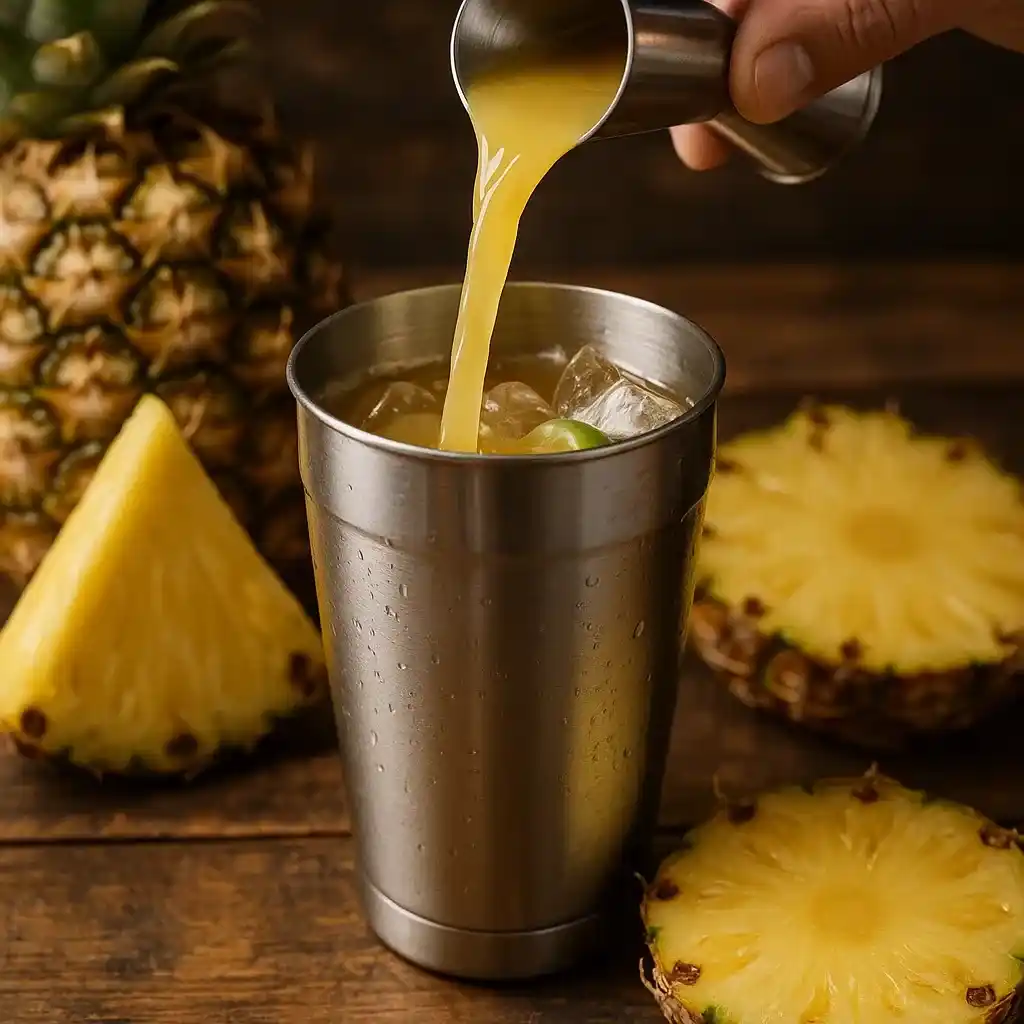 Pineapple Rum Punch Cocktail: A Taste of My Kitchen 10 Ingredients for Pineapple Rum Punch Cocktail with fresh pineapple and rum