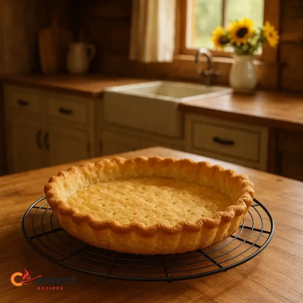 How to Make Amish Peanut Butter Cream Pie with Love & Tradition 18 Amish Peanut Butter Cream Pie crust cooling