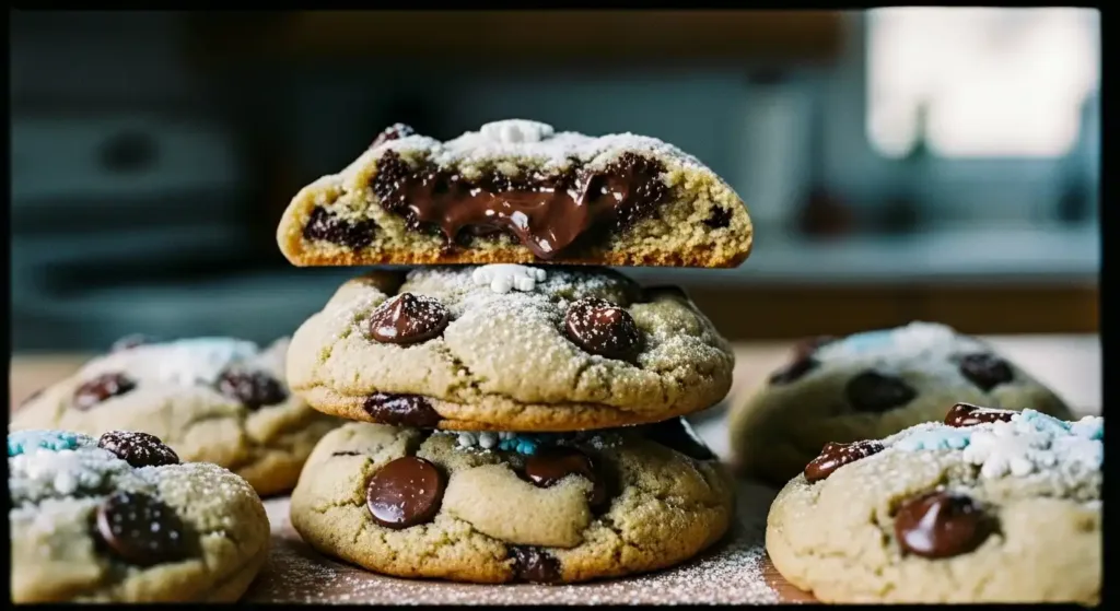 Winter Wonderland Chocolate Chip Cookies