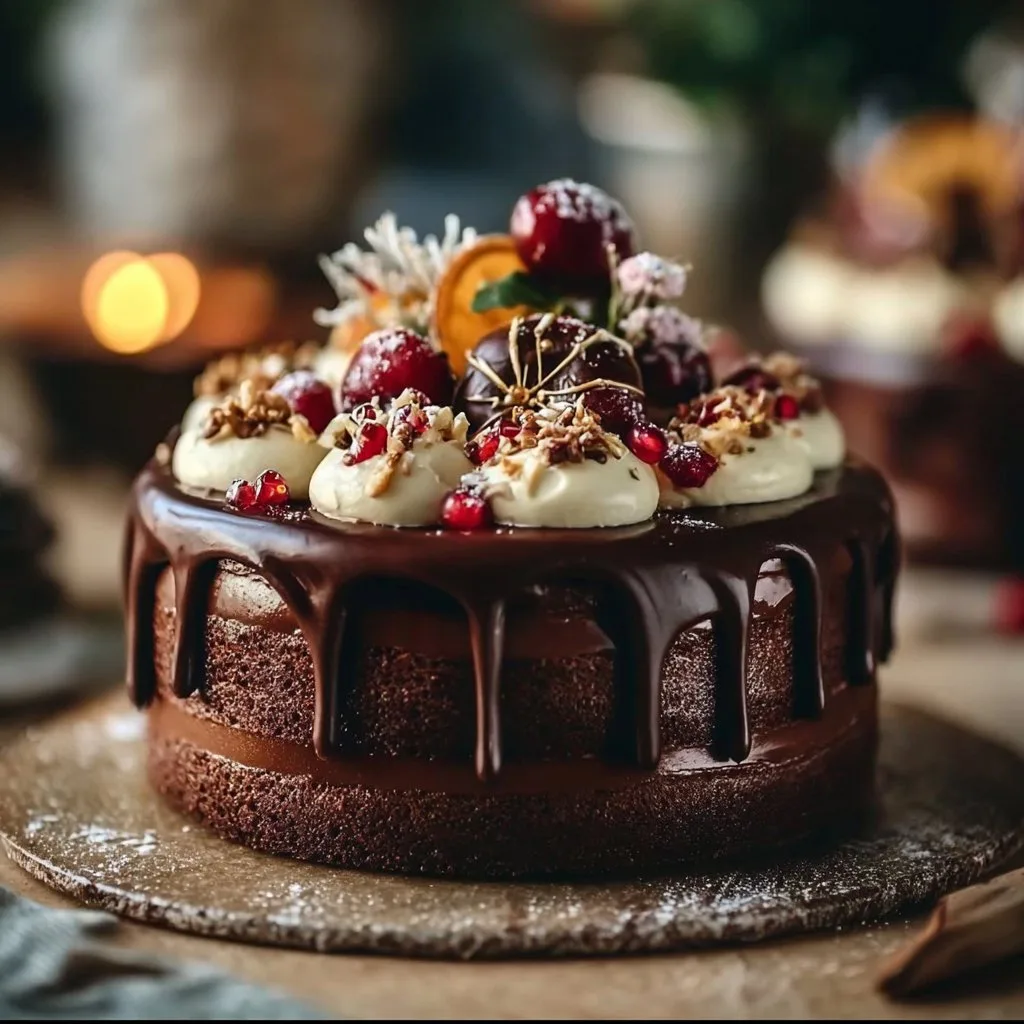 Decadent Chocolate Ganache & Toppings Recipe for Festive Joy 8