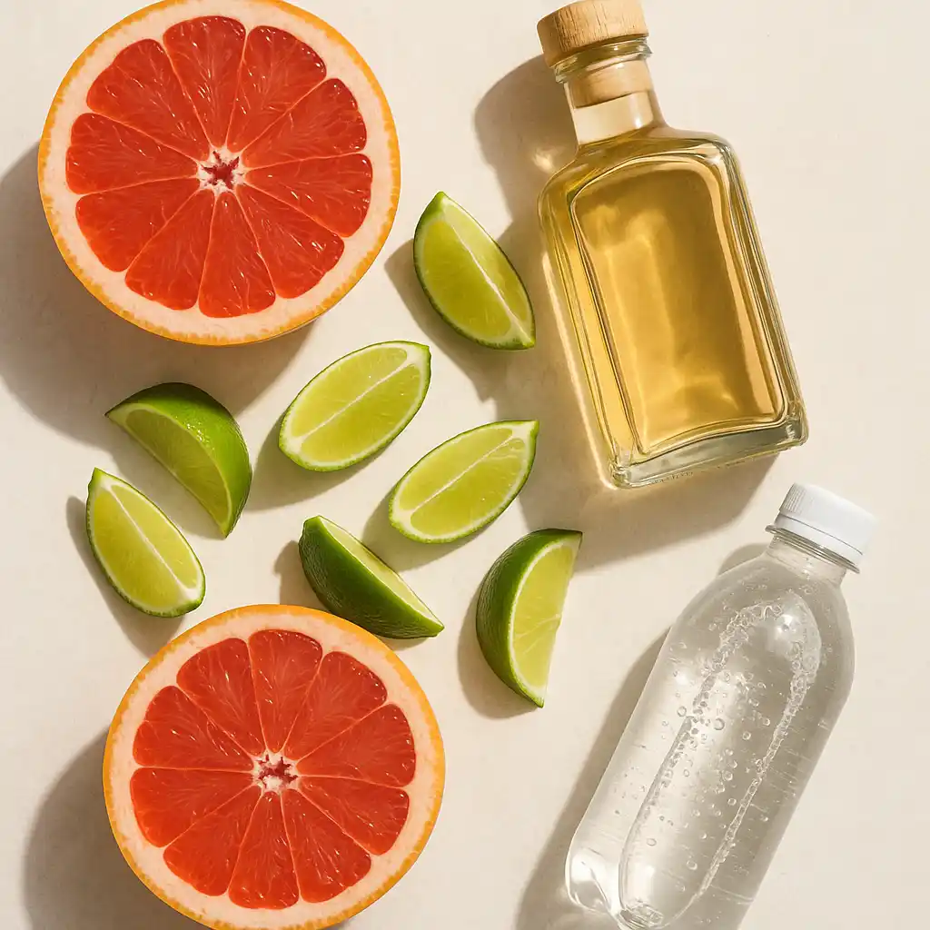 Skinny Paloma Recipe: The Best Light & Refreshing Tequila Cocktail 9 skinny paloma ingredients 1