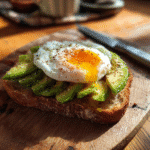 Sourdough Breakfast Toast 8 Sourdough breakfast toast with poached egg and avocado
