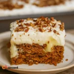 Carrot Cake Poke Cake 16 carrot cake poke cake with cream cheese frosting