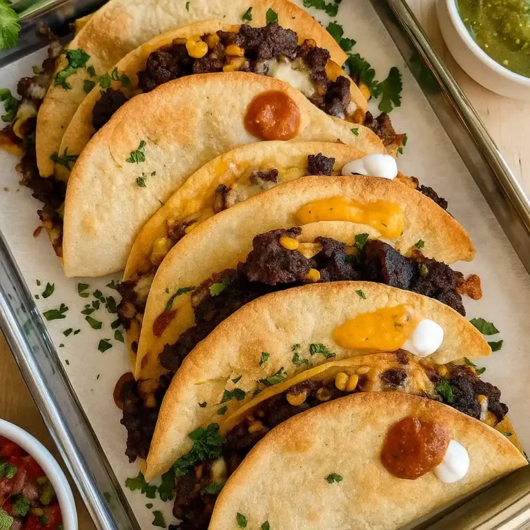 Crispy beef taco variations with toppings