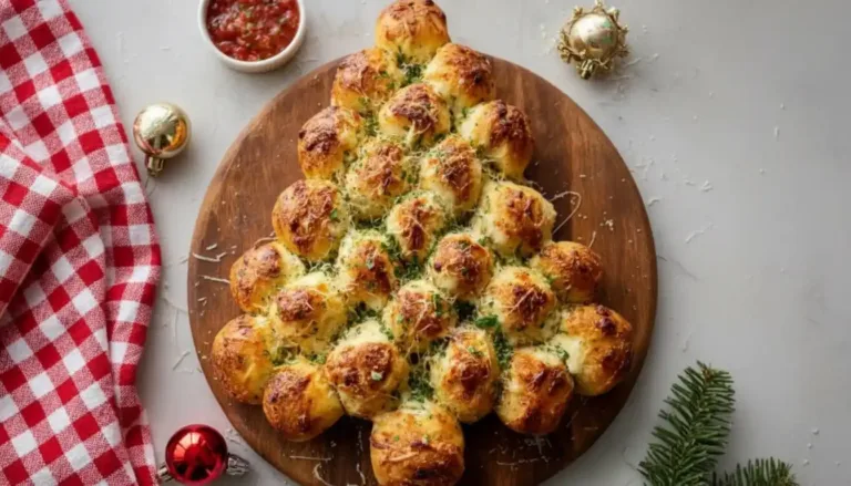 Cheesy Christmas Tree Bread