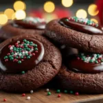 Chocolate Thumbprint Cookies