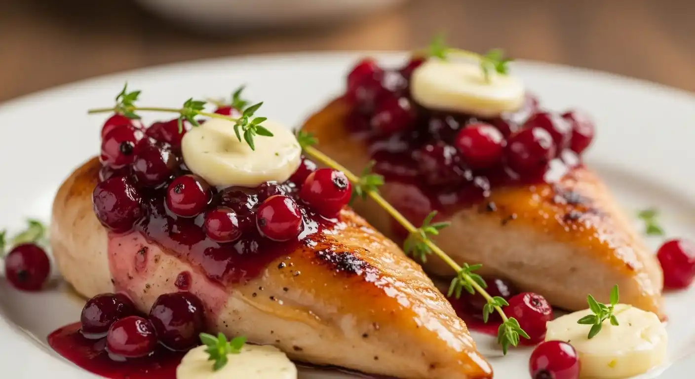 Impressive Cranberry Brie Stuffed Chicken