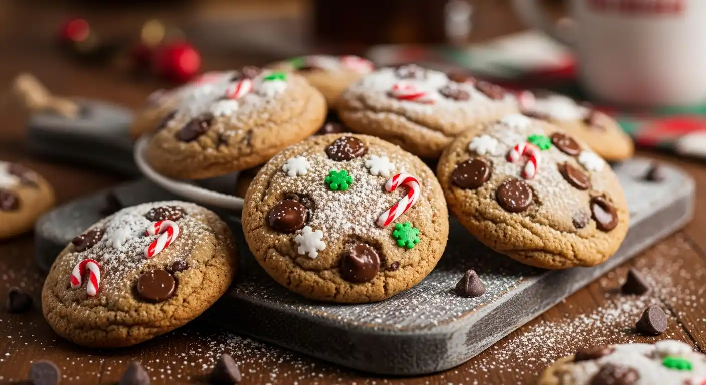 Winter Wonderland Chocolate Chip Cookies