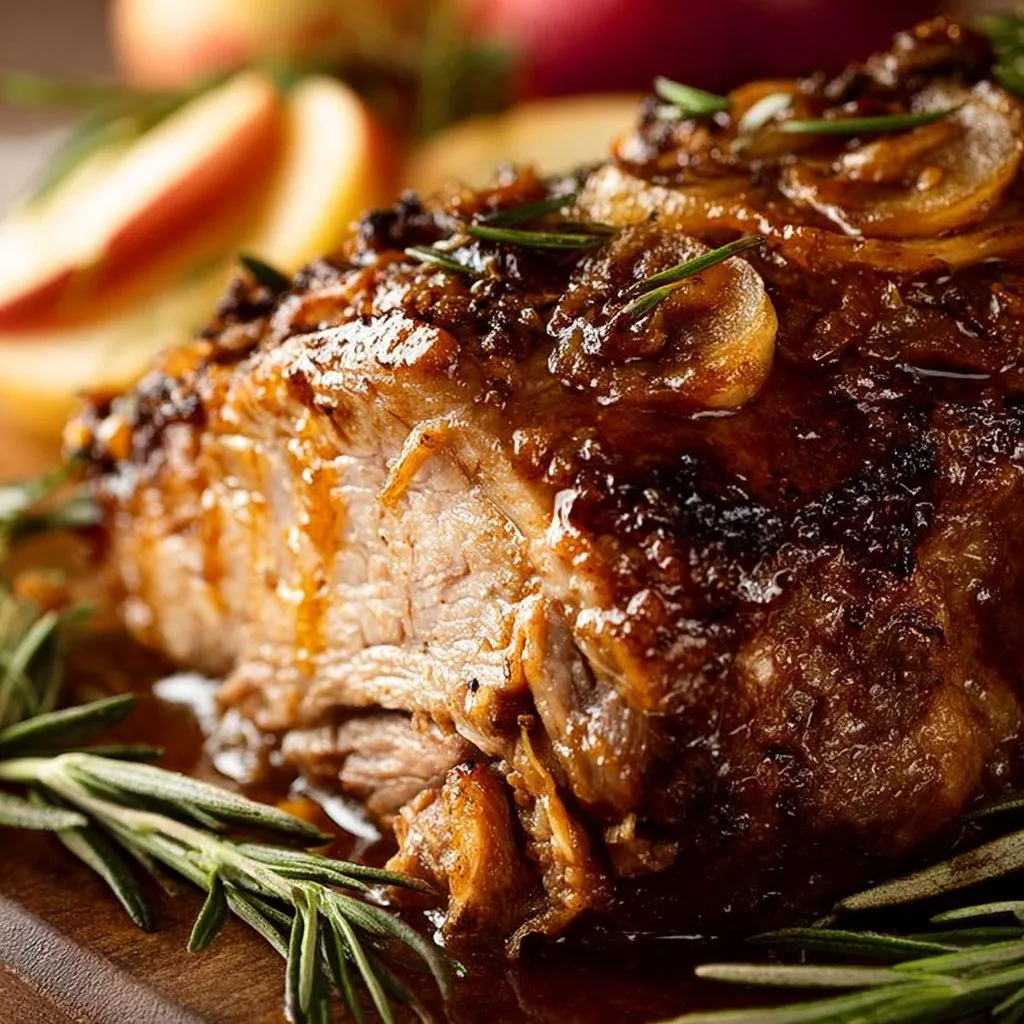 Slow Cooker Apple Cider Pork Roast