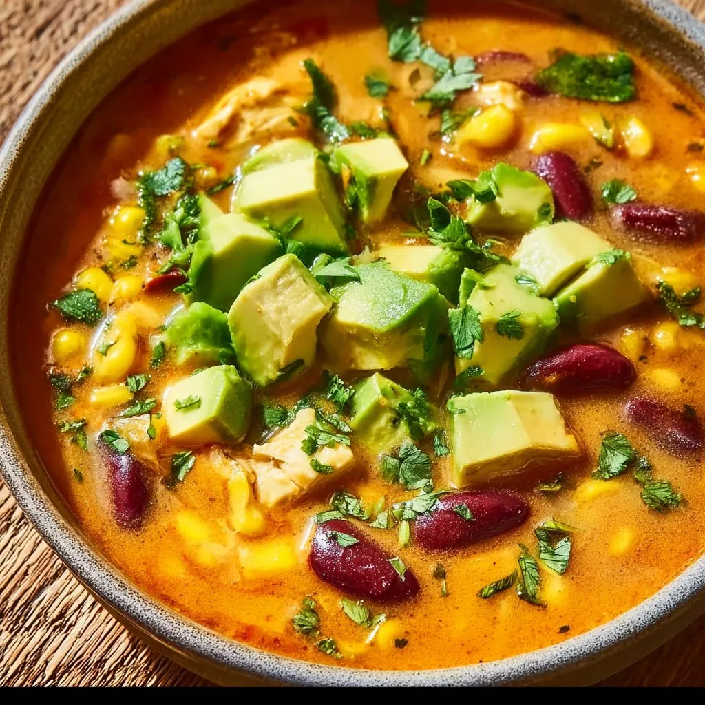Easy Creamy Chicken Enchilada Soup That Comforts