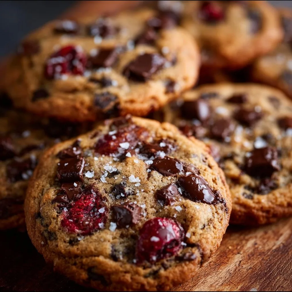 Cherry Chocolate Chip Cookies 8 Cherry Chocolate Chip Cookies