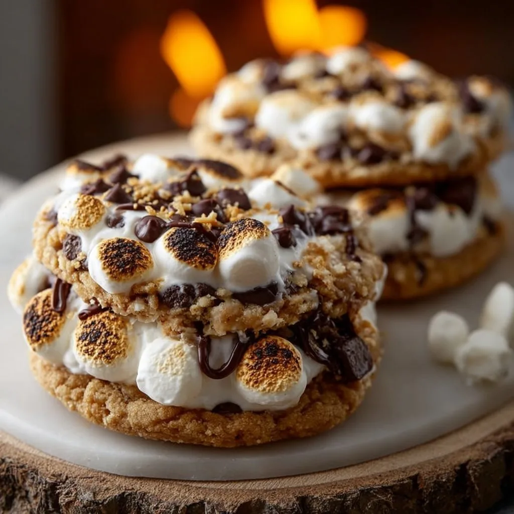 Frosted S’mores Cookies