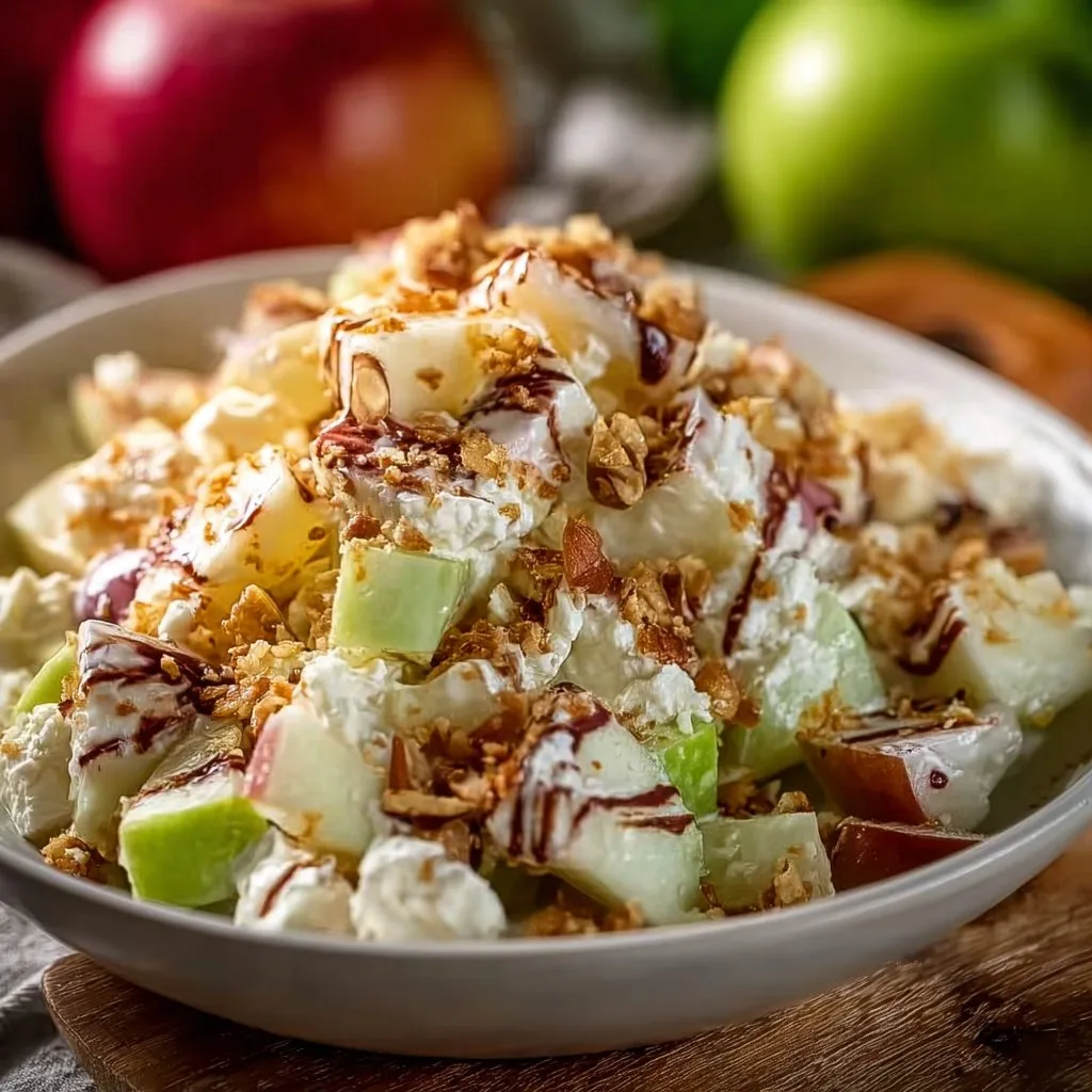 Easy Snicker Apple Salad