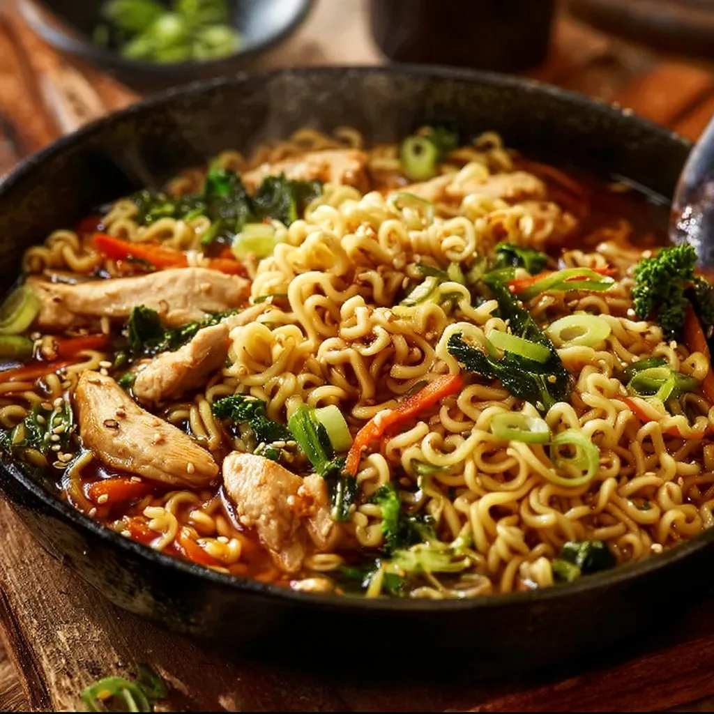 Perfect Chicken Ramen Stir Fry