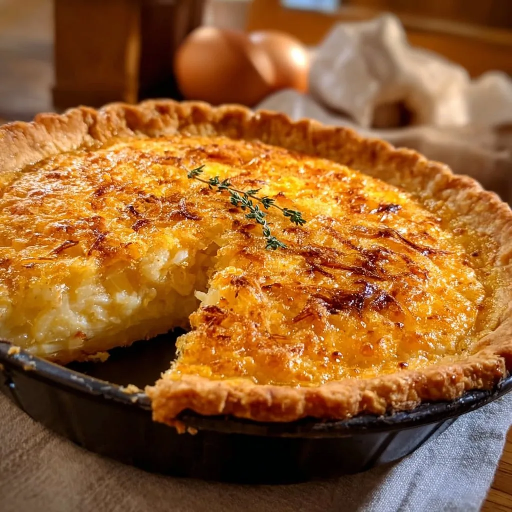 Cheddar Vidalia Onion Pie 8 Cheddar Vidalia Onion Pie