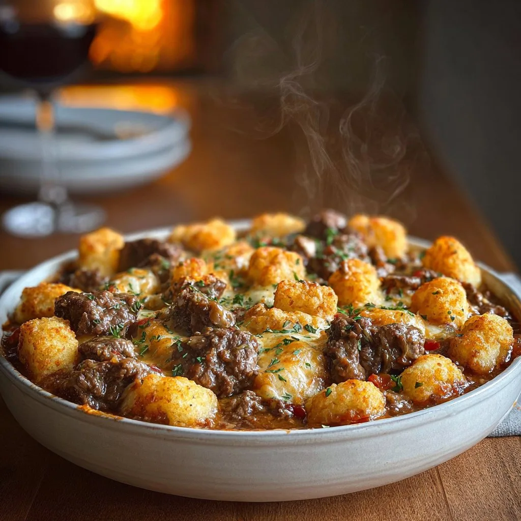 Delicious Angel Beef Casserole