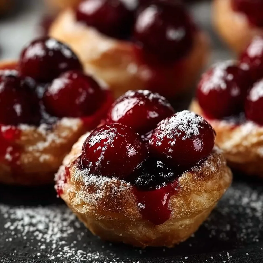 Easy Cherry Pie Bites