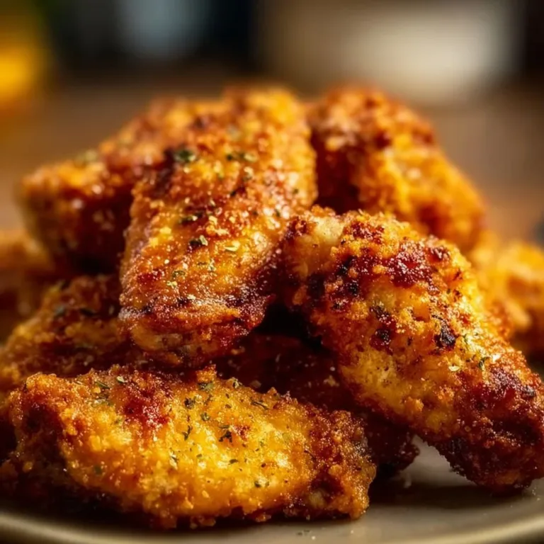 Crispy buttermilk chicken air fryer recipe served on a plate