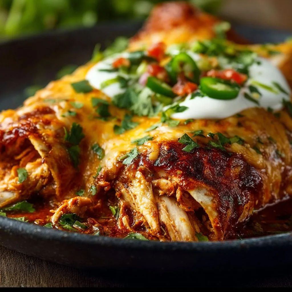 Best Chicken Enchiladas Ever