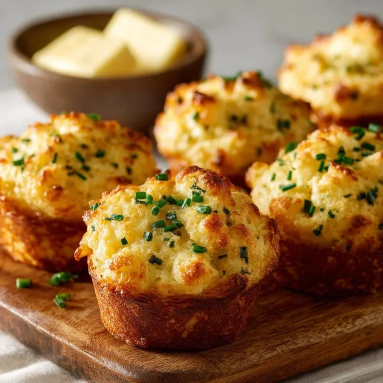 Delicious leftover mashed potato muffins served on a plate.