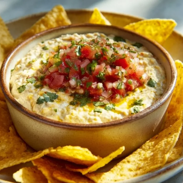 Creamy Mexicorn Rotel Dip served with tortilla chips