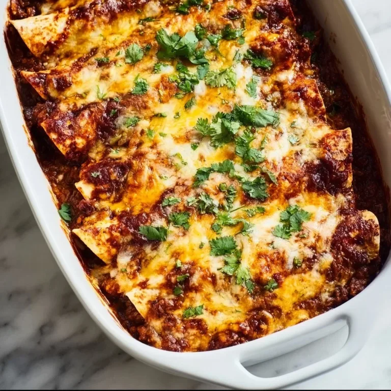 Delicious beef enchiladas served with toppings