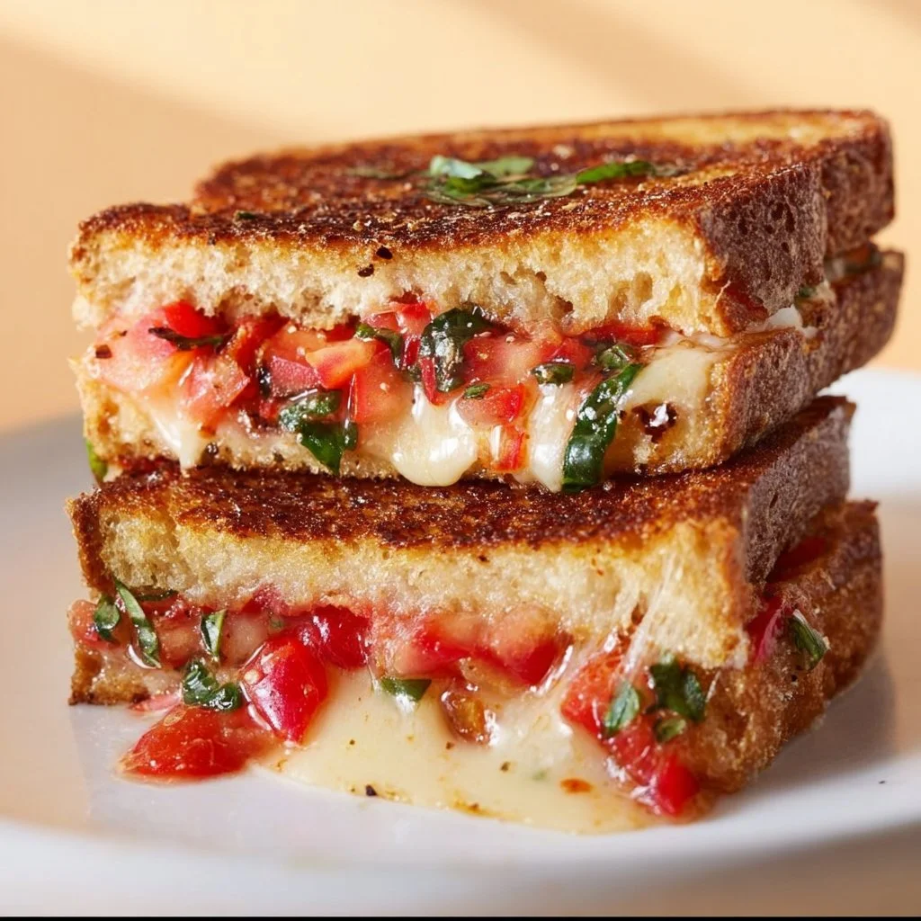 Bruschetta Grilled Cheese Sandwich