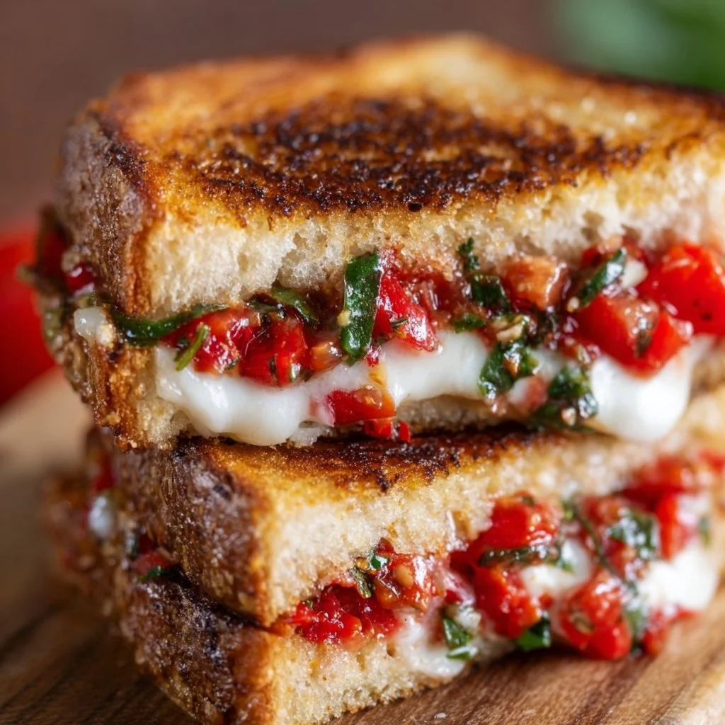 Bruschetta Grilled Cheese Sandwich
