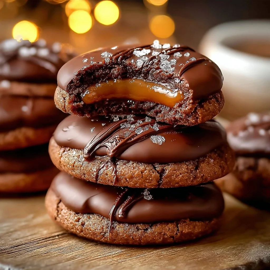 Caramel Chocolate Cookies