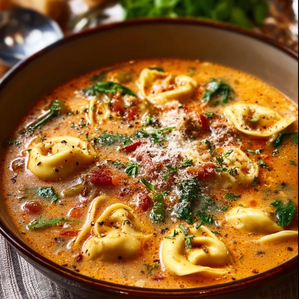 Creamy Tortellini Soup