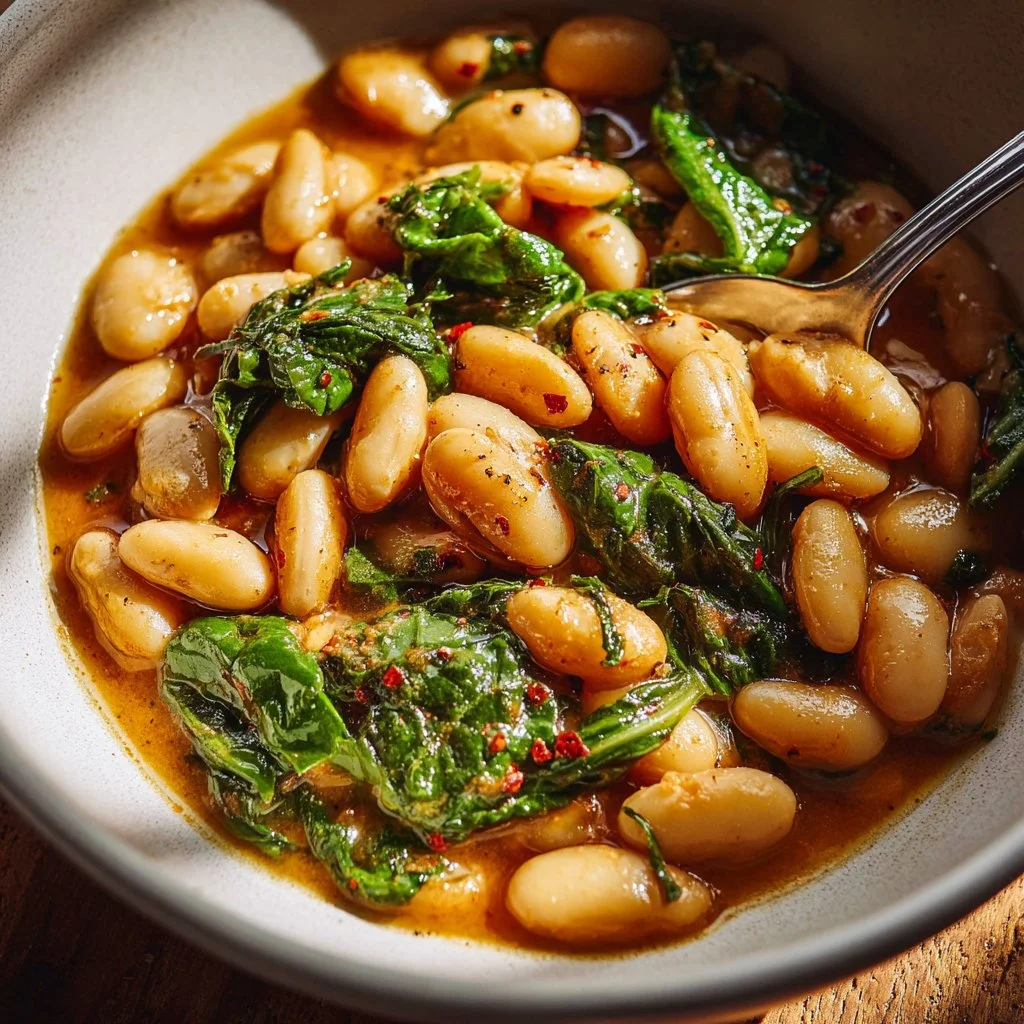 Creamy Tuscan Butter Beans in Just 30 Minutes 6 Creamy Tuscan Butter Beans dish ready to serve in 30 minutes