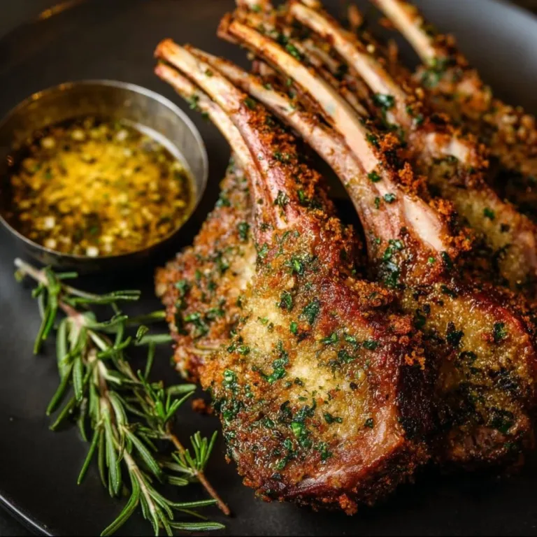 Crispy air fryer lamb seasoned to perfection and ready to serve