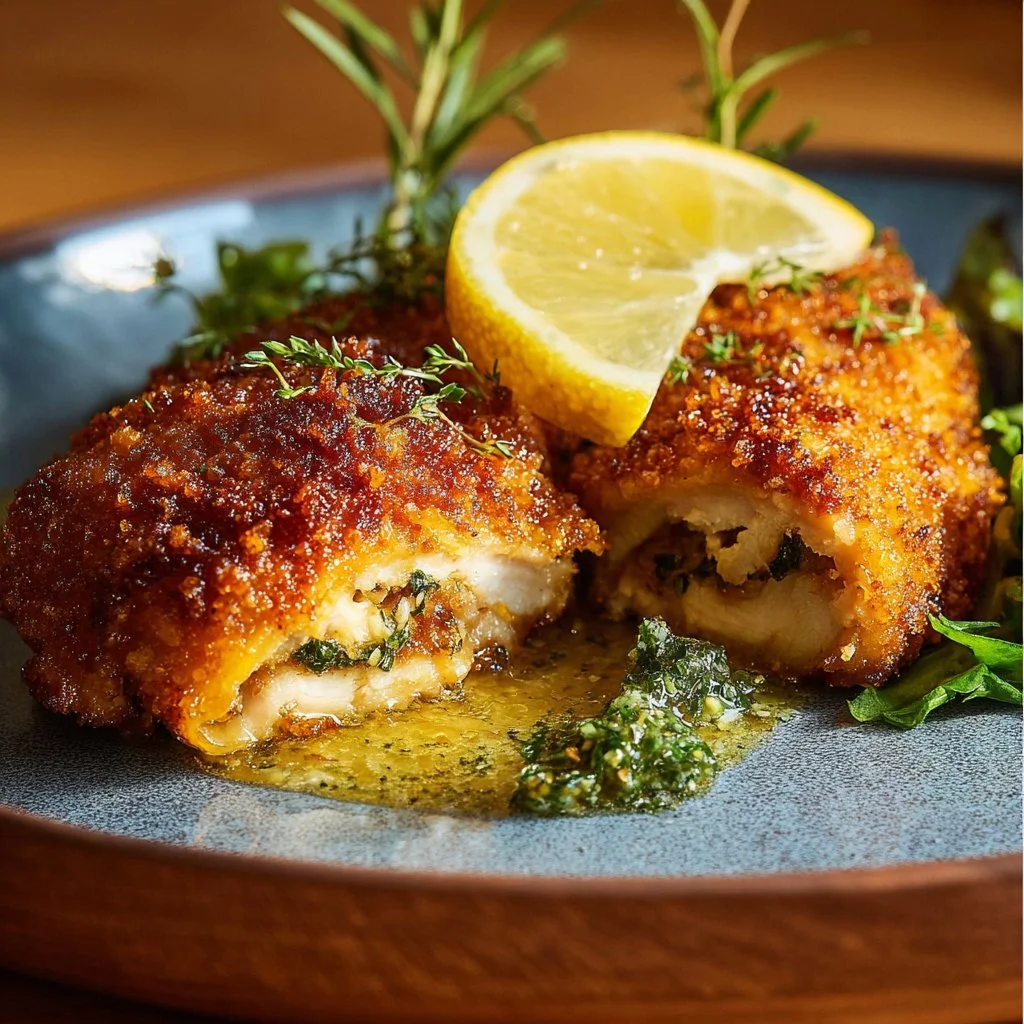 Crispy Lemon-Garlic Chicken Kyiv: A Bold Twist on a Classic Favorite