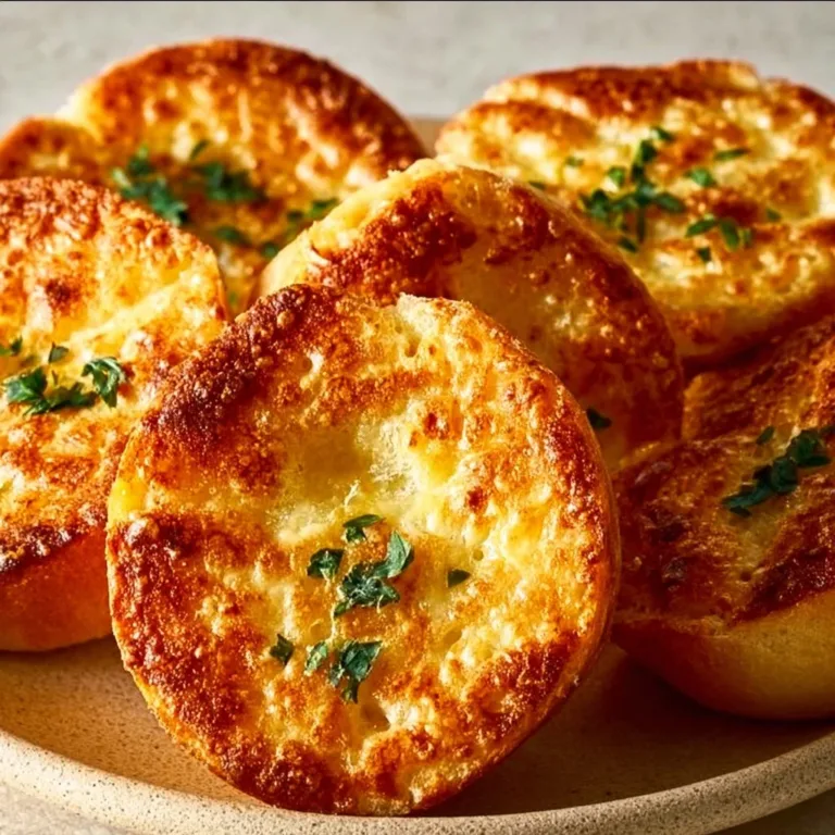 Homemade easy garlic bread recipe served warm and golden brown