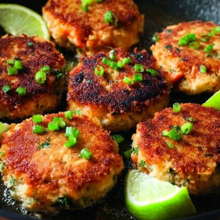 Delicious homemade easy salmon cakes served on a plate