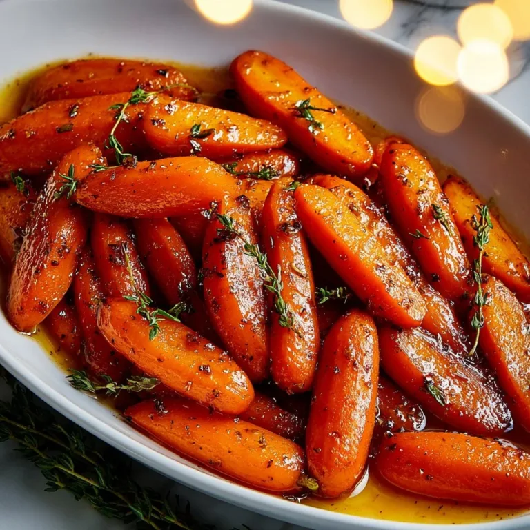 Delicious glazed carrots served in a bowl, highlighting their vibrant color and glaze.