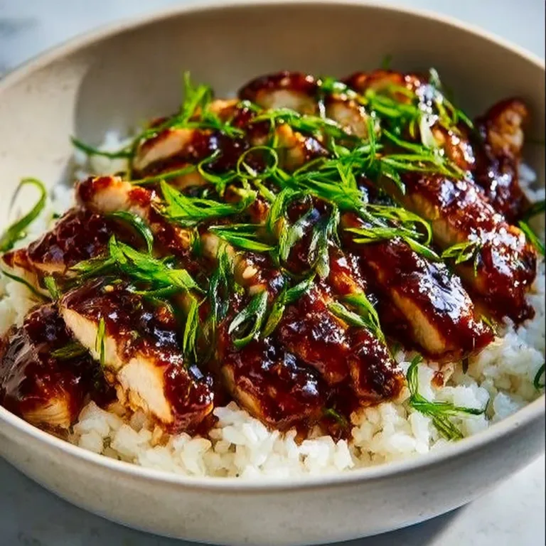 Delicious Honey BBQ Chicken served with sides