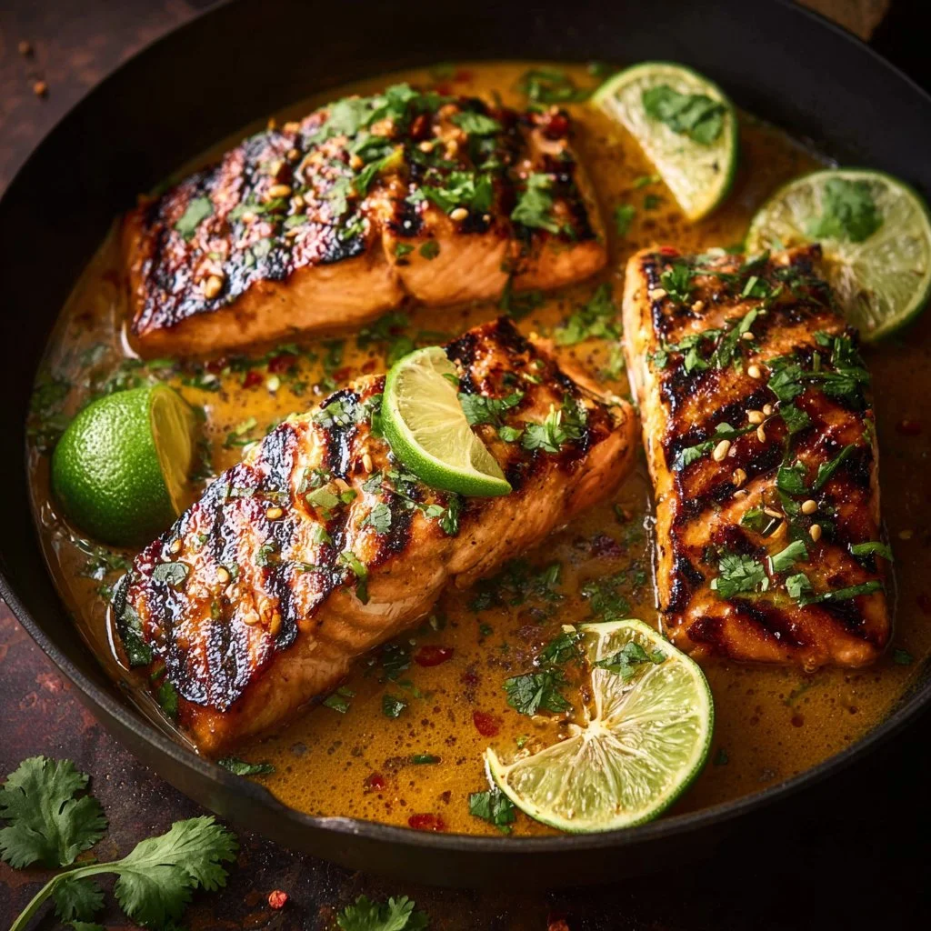 Poached Salmon in Coconut Lime Sauce 7 Poached Salmon in Coconut Lime Sauce