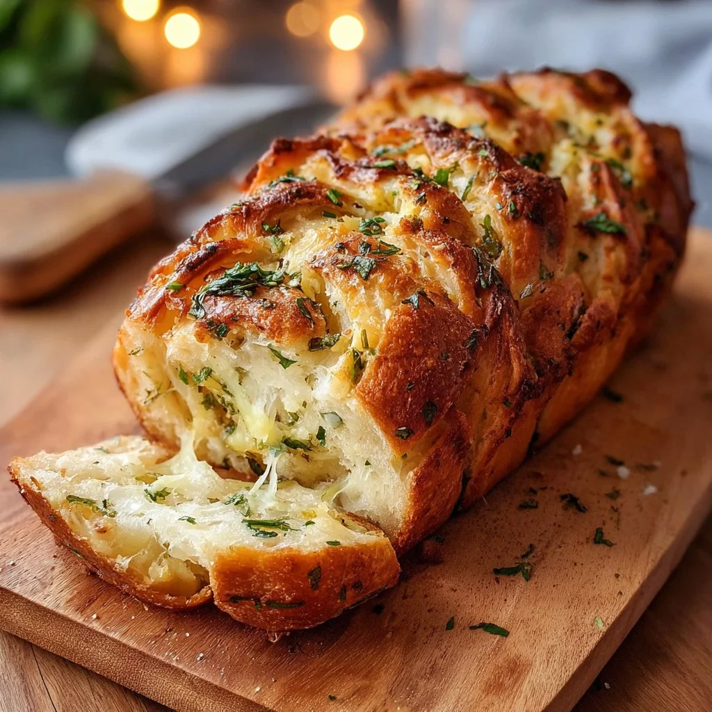 Sourdough Discard Pull-Apart Garlic Bread You'll Want to Bake Every Week