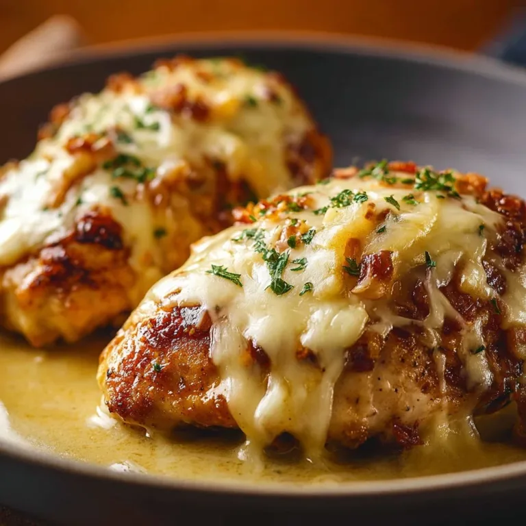 Texas Roadhouse Smothered Chicken topped with melted Jack Cheese