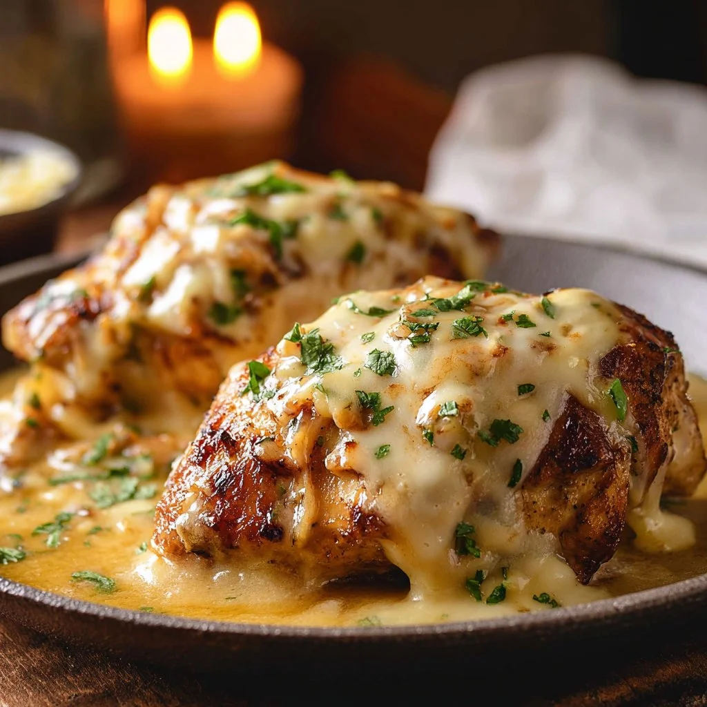 Texas Roadhouse Smothered Chicken with Jack Cheese