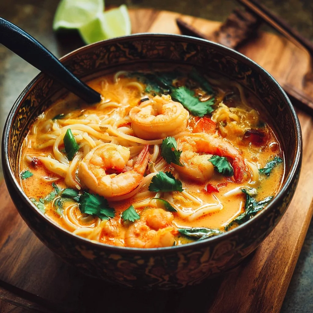 Thai Coconut Curry Shrimp Noodle Soup Recipe 8 Thai Coconut Curry Shrimp Noodle Soup Recipe