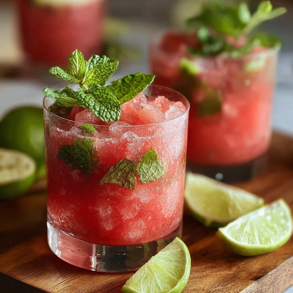 Watermelon Lime Mint Mocktails 8 Watermelon Lime Mint Mocktails