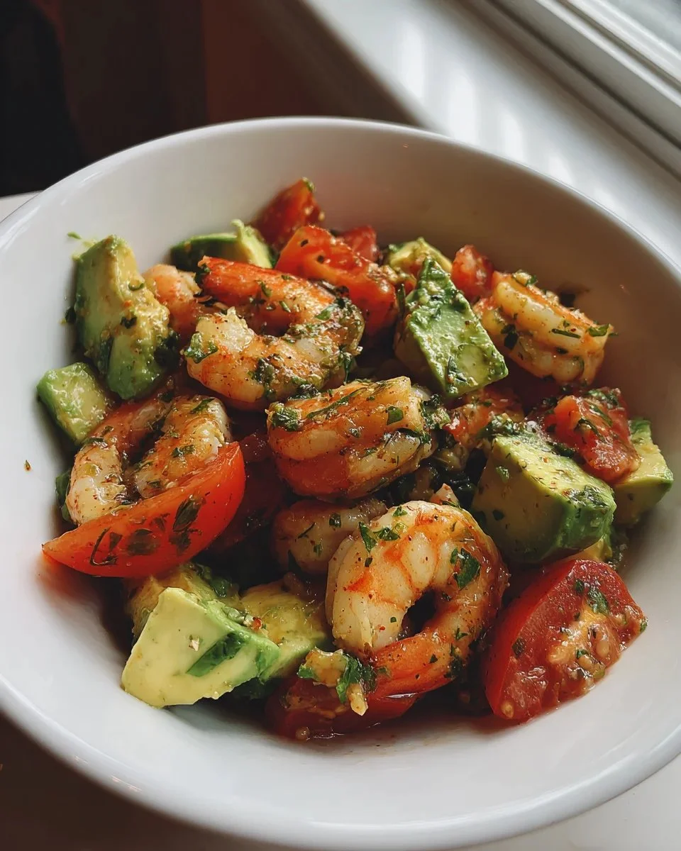 Zesty Lime Shrimp And Avocado Salad