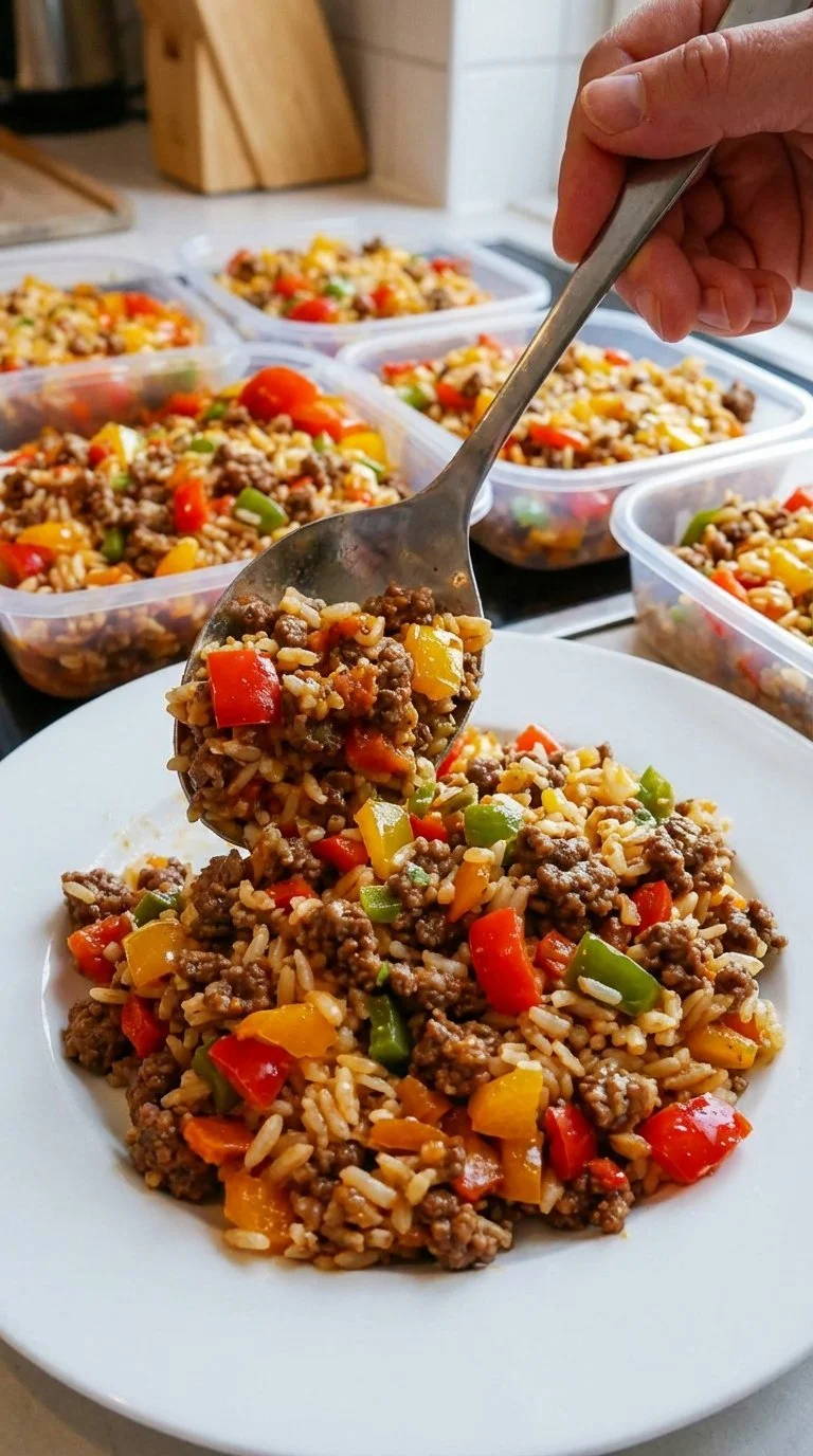 Cheesy Ground Beef and Rice Casserole 7 I was skeptical at first, but OMG, this is the kind of recipe you’ll want to keep forever.