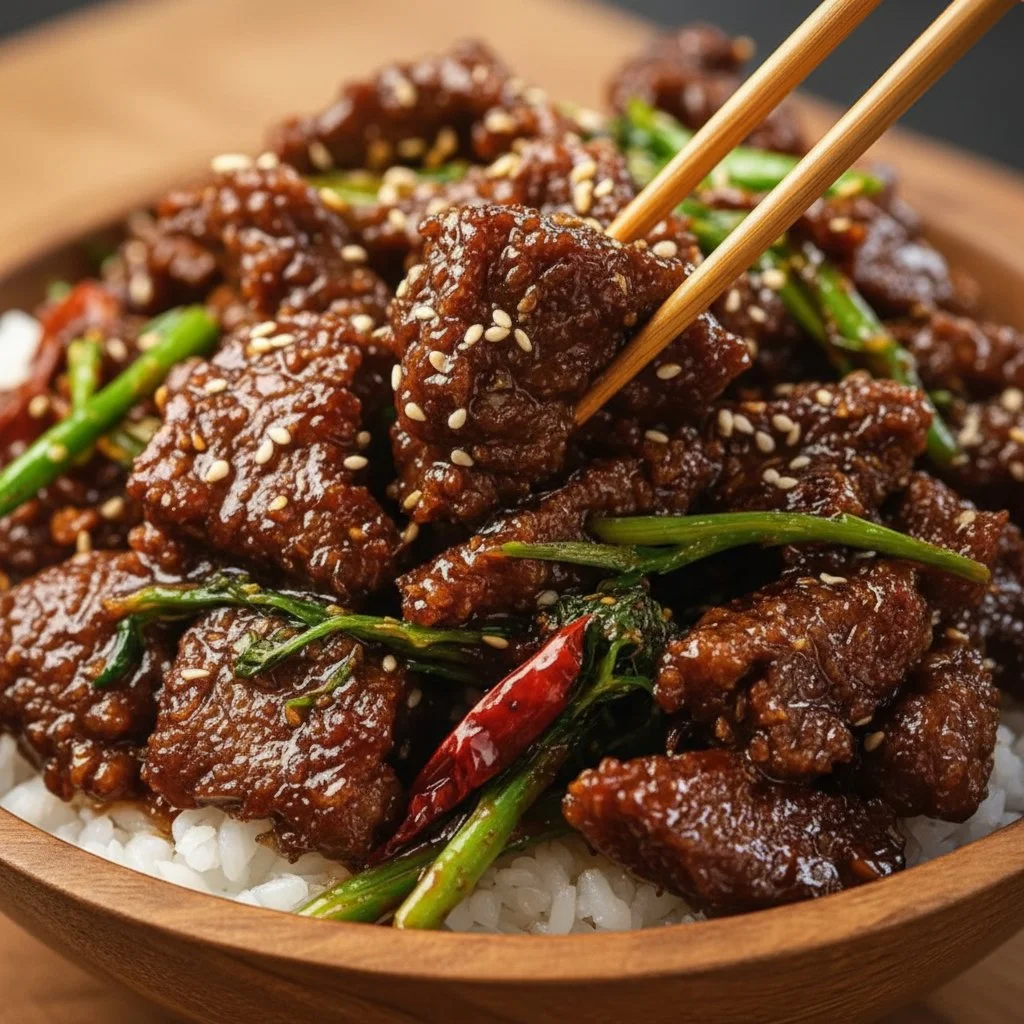 Mongolian Beef 8 Mongolian Beef